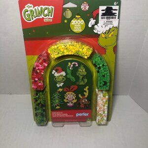 The Grinch Perler Bead Kit Christmas Fused Bead Set 2000 Beads 6 Projects